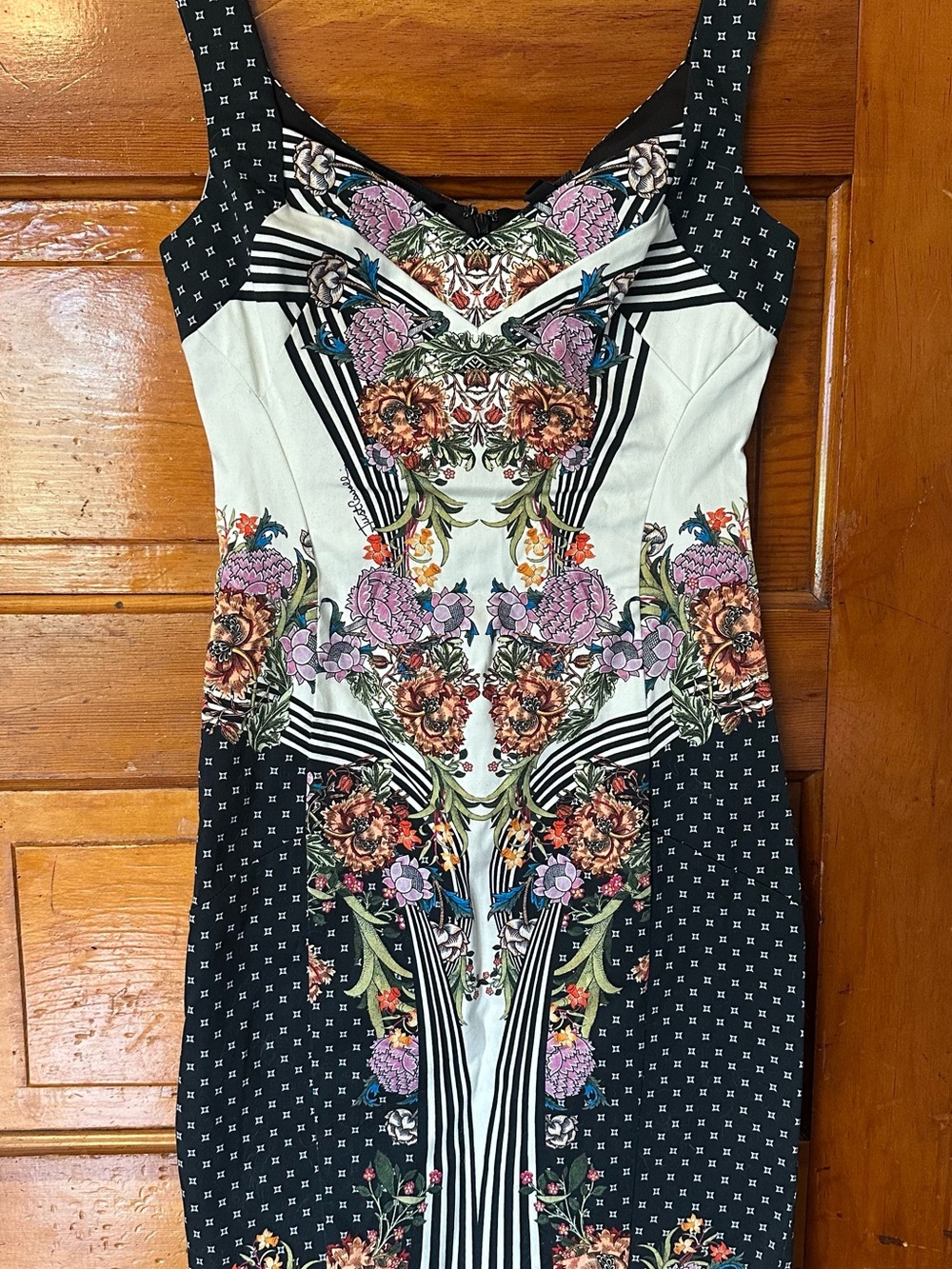 Just Cavalli Made in Italy Floral Print Sheath Dress IT 40 US 4